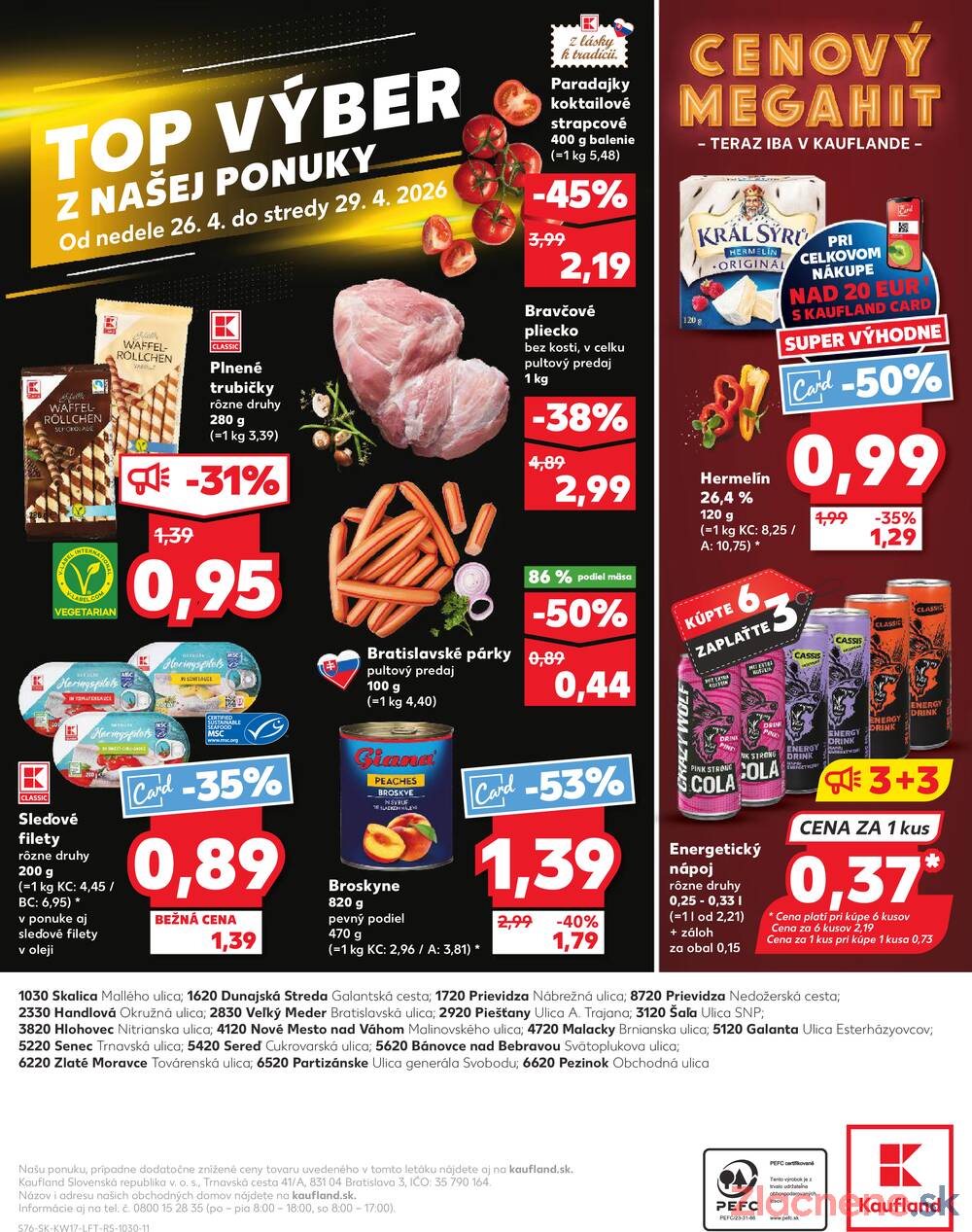 Kaufland 23.4. - 29.4. - Kaufland Hlohovec
