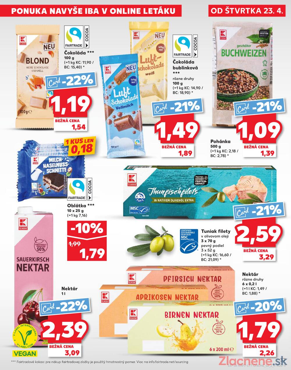 Kaufland 23.4. - 29.4. - Kaufland Bratislava - Rača