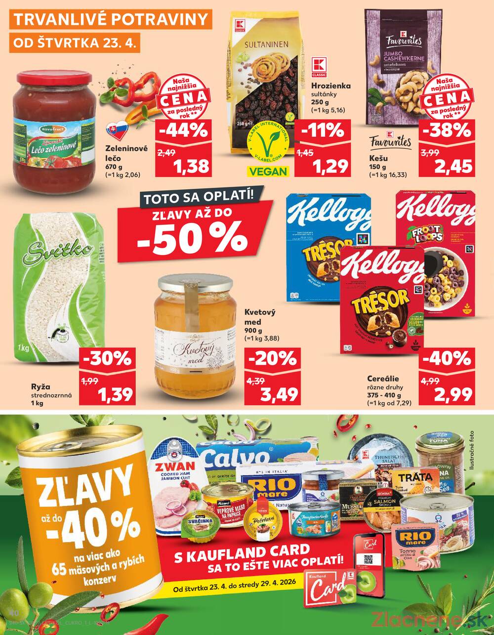 Kaufland 23.4. - 29.4. - Kaufland Bratislava - Rača