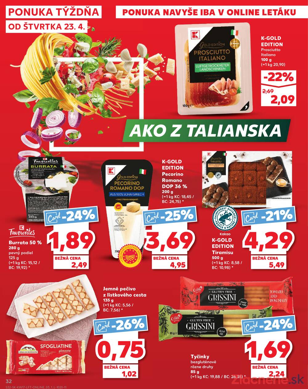 Leták Kaufland - Kaufland 23.4. - 29.4. - Kaufland Prešov - Ľubotice - strana 32