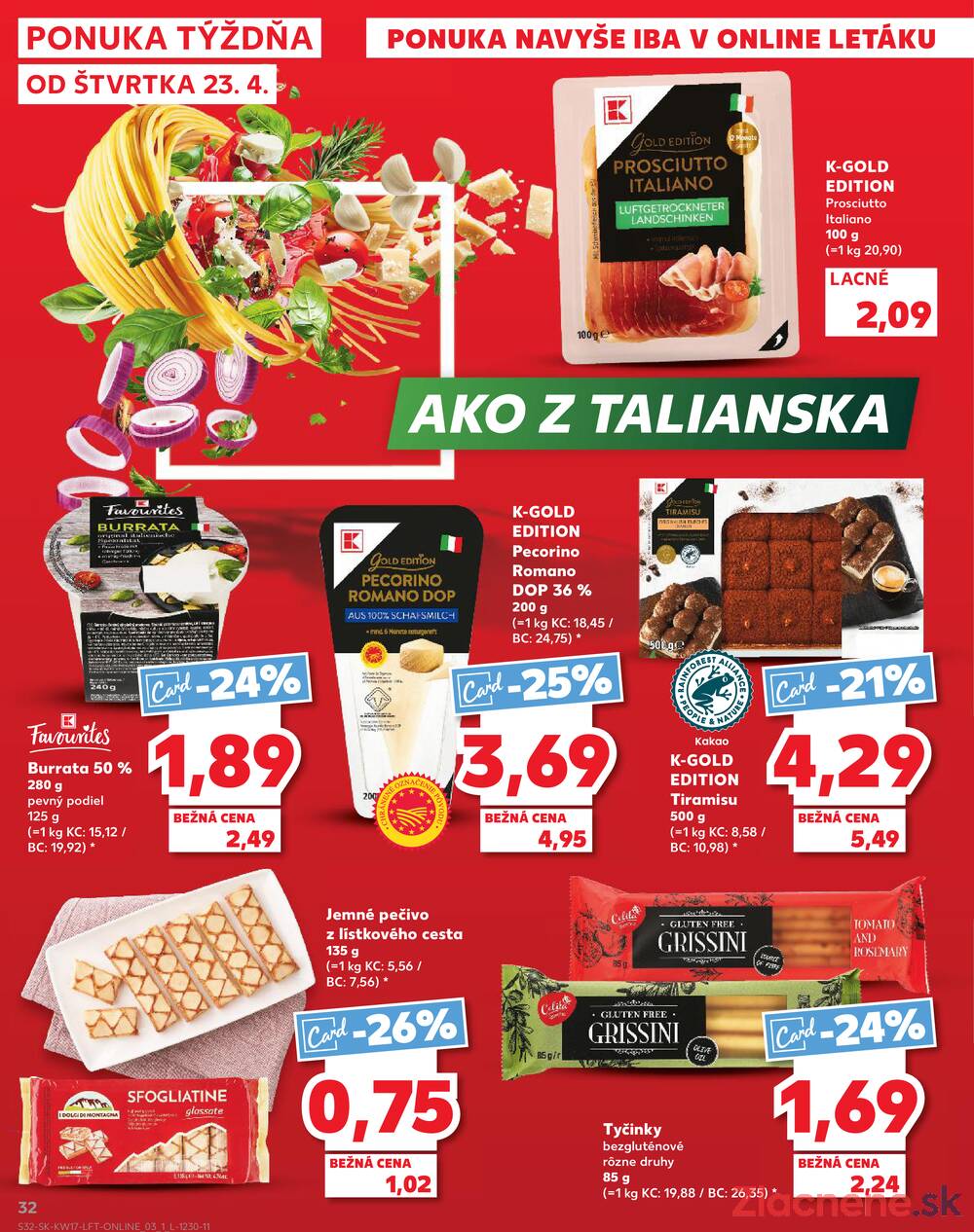 Kaufland 23.4. - 29.4. - Kaufland Šamorín-Mliečno - Krajinská cesta