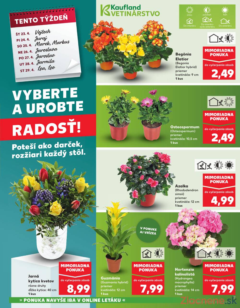 Kaufland 23.4. - 29.4. - Kaufland (Kasárenská, Šamorín)