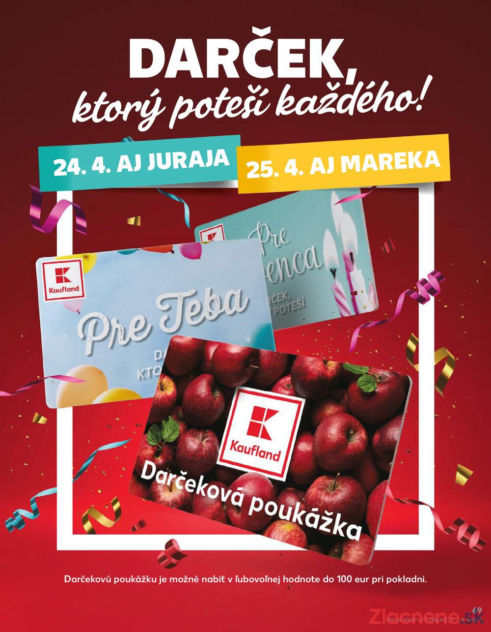 Kaufland 23.4. - 29.4. - Kaufland (Kasárenská, Šamorín)