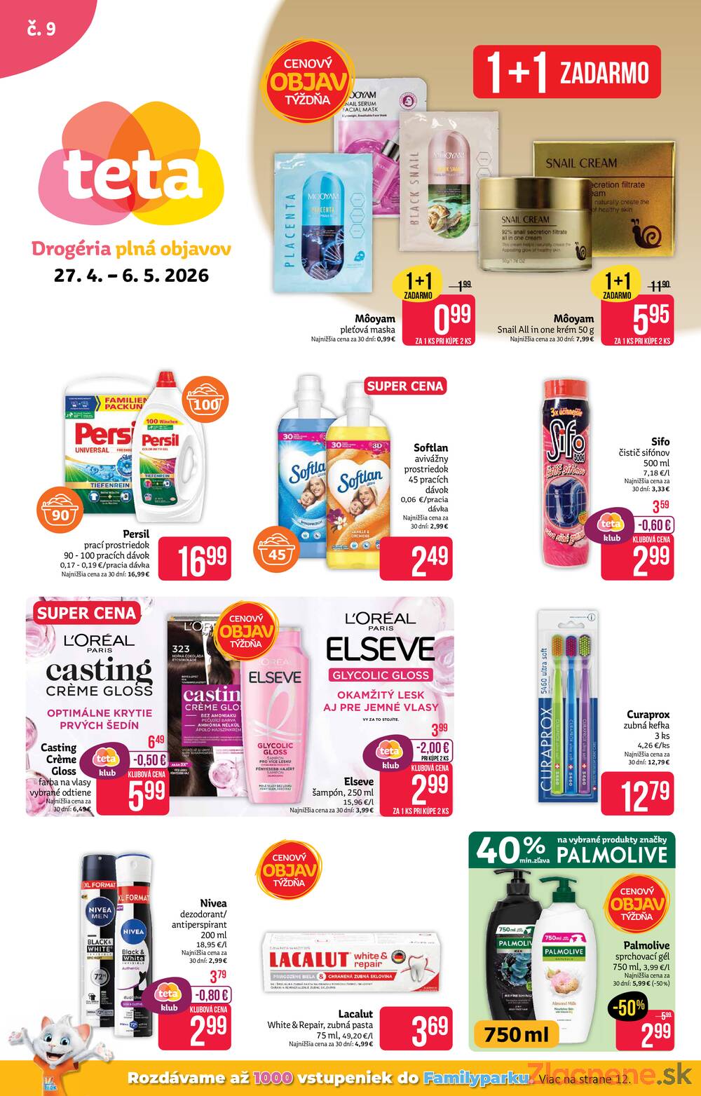 Leták TETA drogerie - TETA drogerie do 6.5. - strana 1