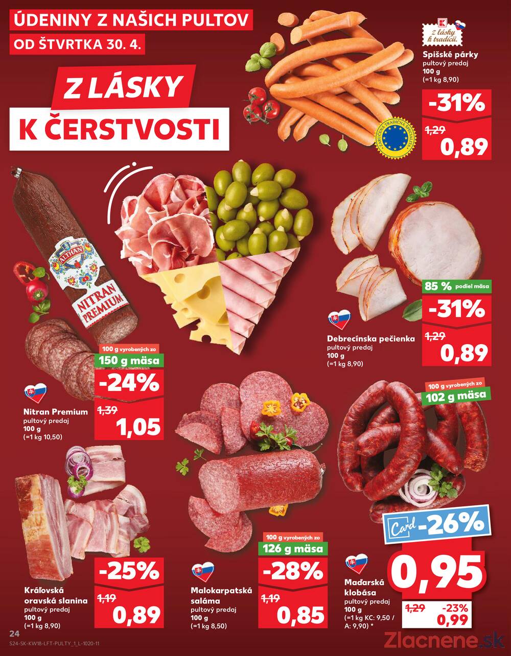 Kaufland 30.4. - 6.5. - Kaufland Michalovce