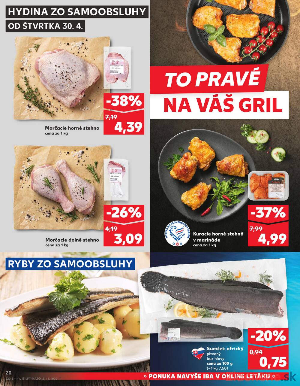Leták Kaufland - Kaufland 30.4. - 6.5. - Kaufland Trebišov - strana 20