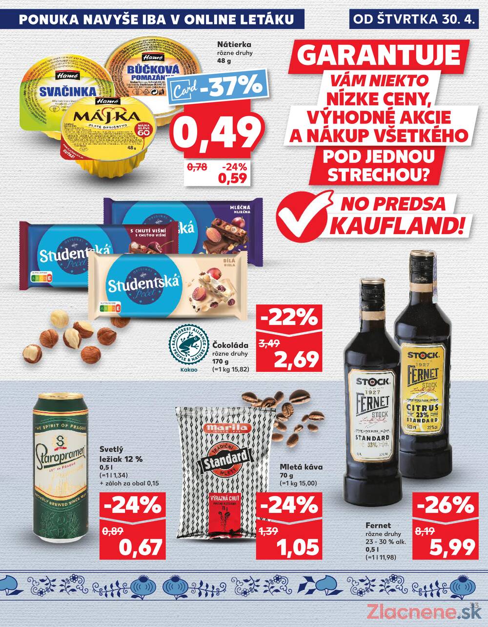 Kaufland 30.4. - 6.5. - Kaufland Poprad - Jiřího Wolkera