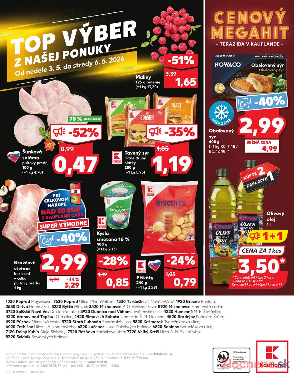 Kaufland 30.4. - 6.5. - Kaufland Poprad - Jiřího Wolkera