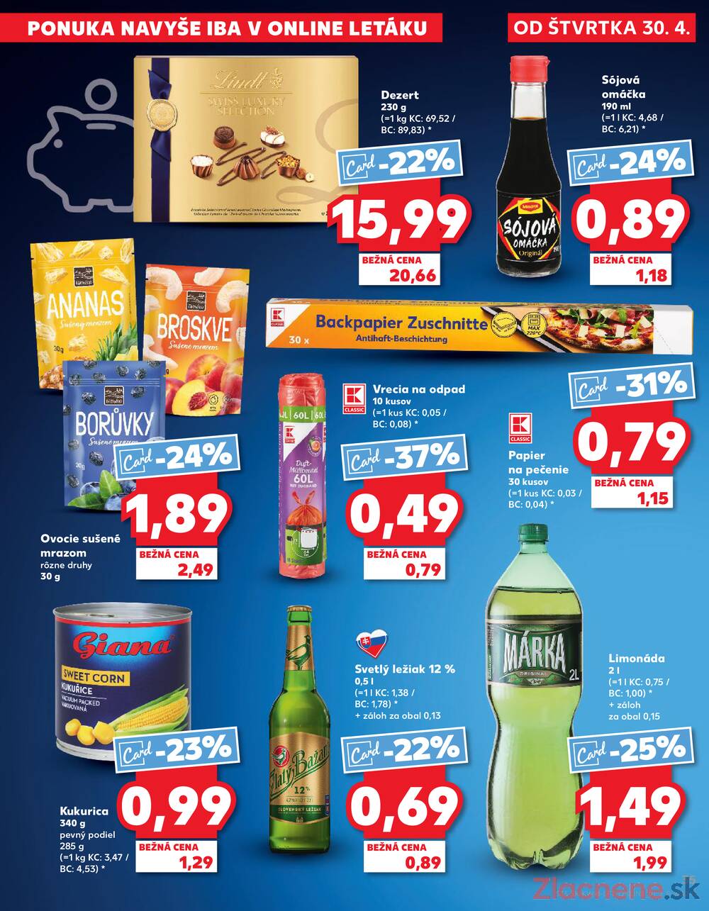 Kaufland 30.4. - 6.5. - Kaufland Piešťany