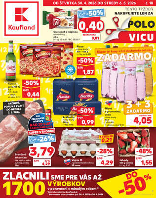 Leták Kaufland 30.4. - 6.5. - Kaufland Piešťany