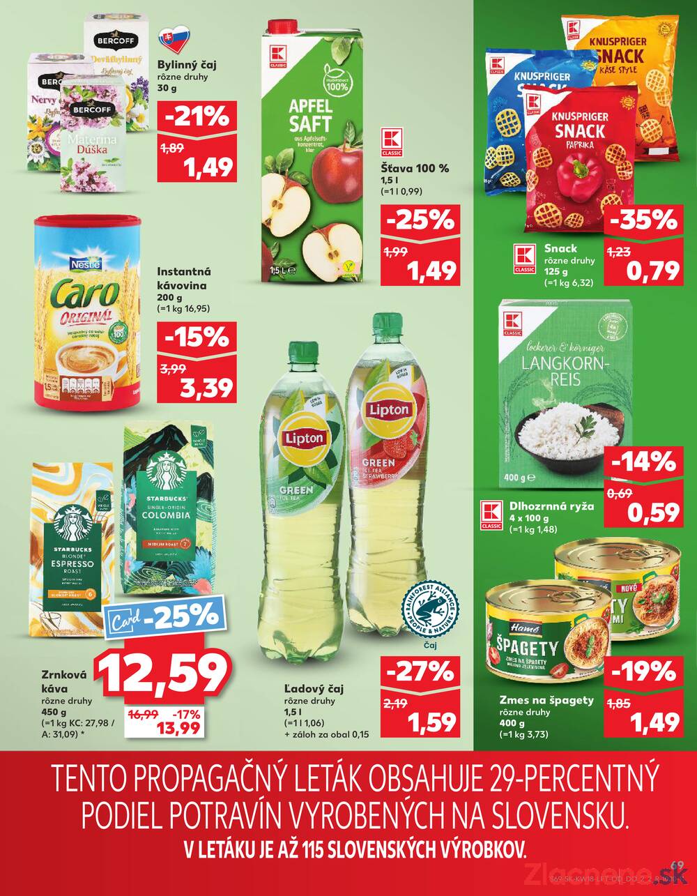 Kaufland 30.4. - 6.5. - Kaufland Bratislava - Petržalka