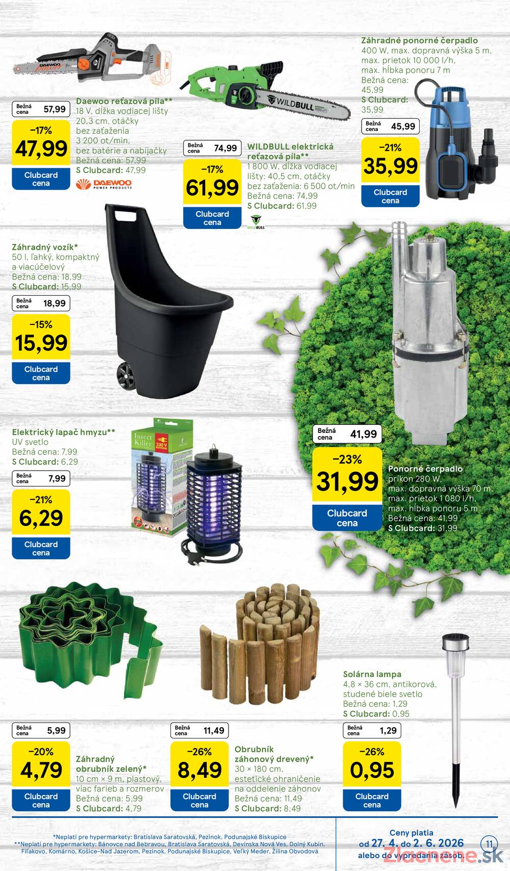 Leták Tesco - Tesco SPECIÁL velké hypermarkety 27.4. - 24.5. - strana 11