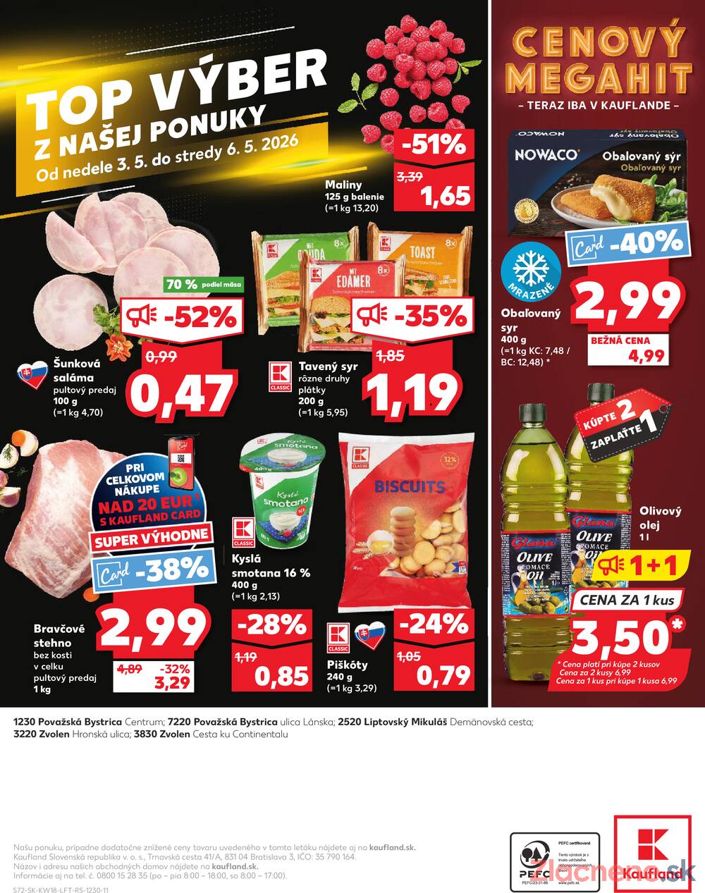 Leták Kaufland - Kaufland 30.4. - 6.5. - Kaufland Zvolen Zapad-Teplicky - strana 72