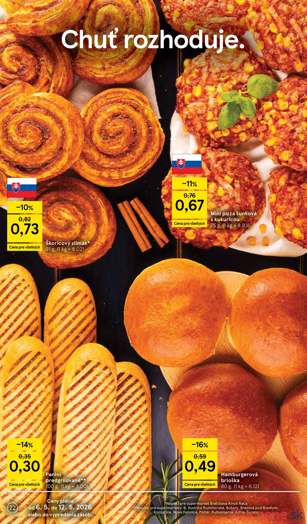 Leták Tesco - Tesco supermarkety od 6.5. do 12.5.2026 - strana 22