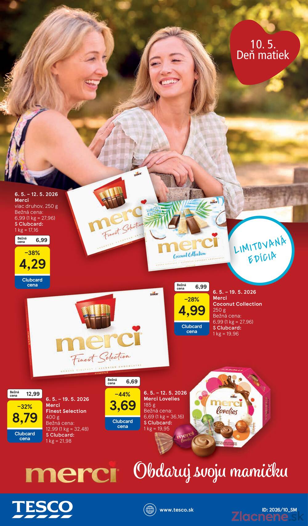 Tesco supermarkety od 6.5. do 12.5.2026