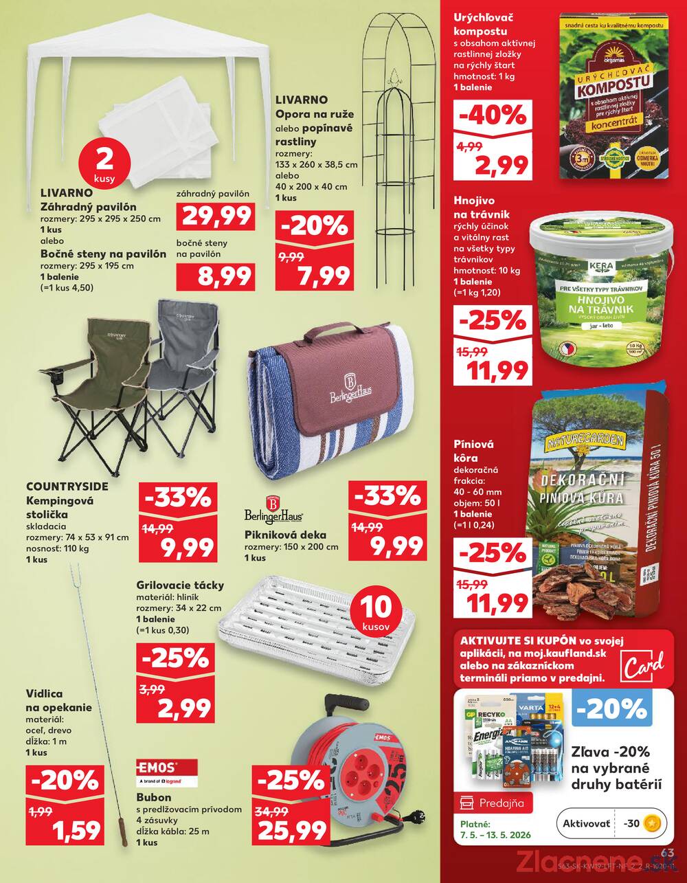 Leták Kaufland - Kaufland 7.5. - 13.5. - Kaufland Stará Ľubovňa - strana 63