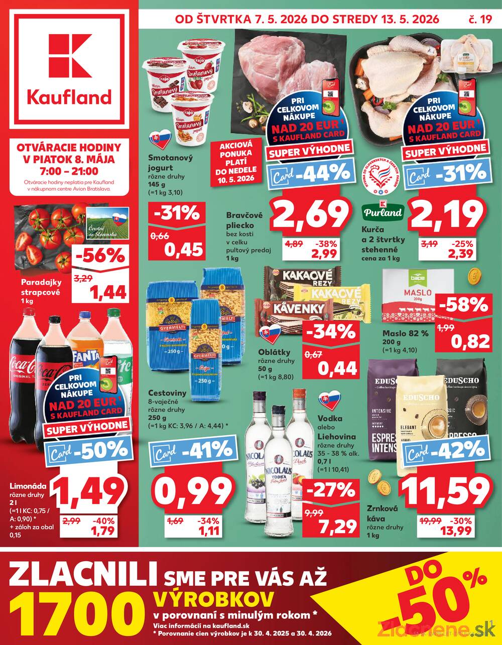 Leták Kaufland - Kaufland 7.5. - 13.5. - Kaufland Trebišov - strana 1
