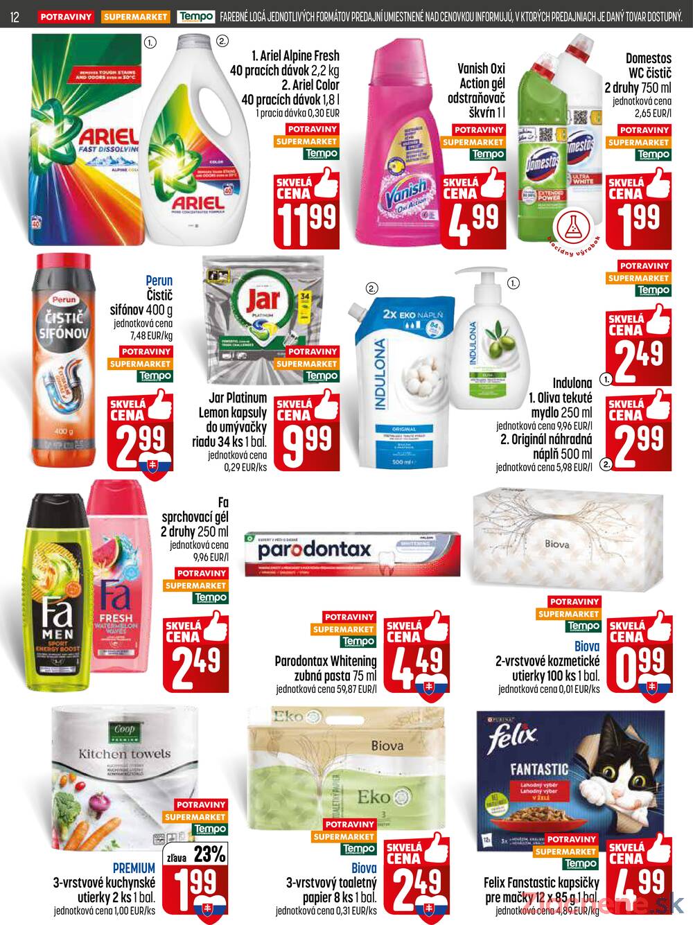 Leták COOP Jednota Slovensko - COOP do 13.5. - strana 12