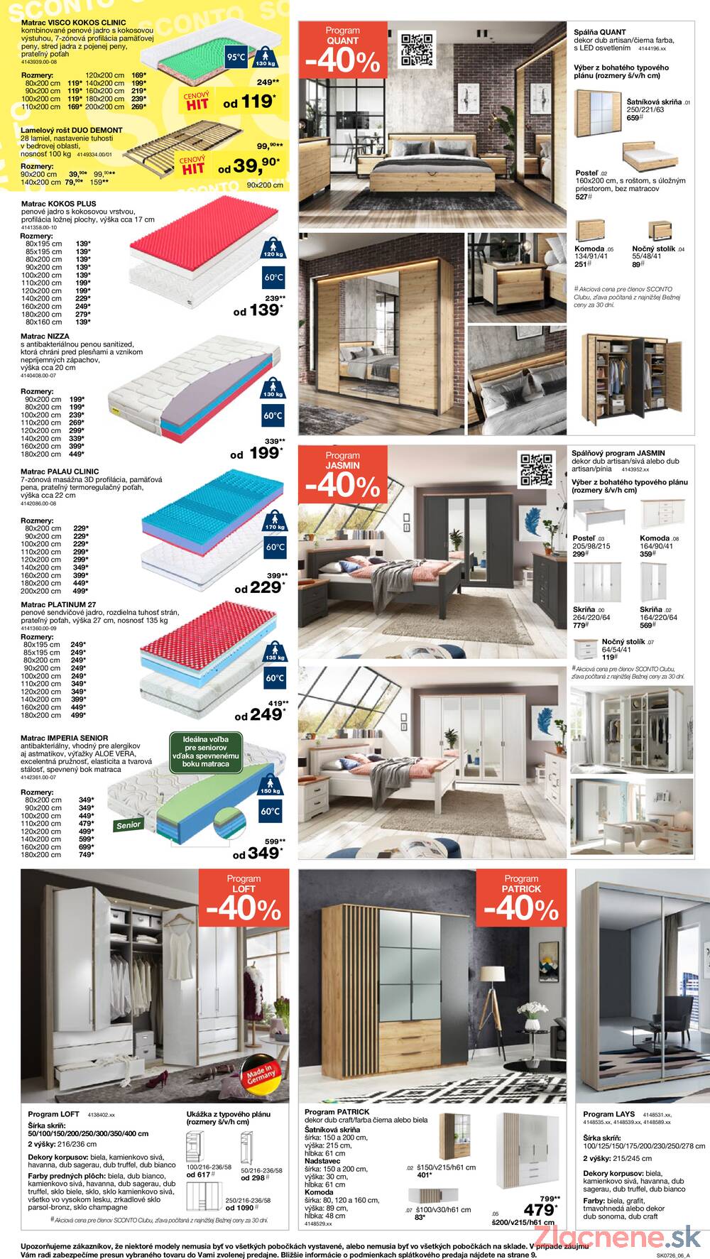 Leták SCONTO nábytok - Sconto nábytok od 20.5. do 16.6.2026 - strana 6