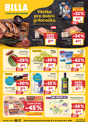 Leták BILLA od 13.5. do 19.5.2026