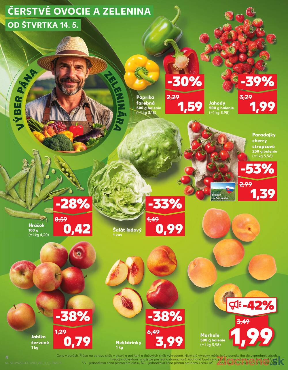 Leták Kaufland - Kaufland 14.5. - 20.5. - Kaufland (A. H. Škultétyho, Veľký Krtíš) - strana 4 Leták Kaufland - Kaufland 14.5. - 20.5. - Kaufland (A. H. Škultétyho, Veľký Krtíš) - strana 4