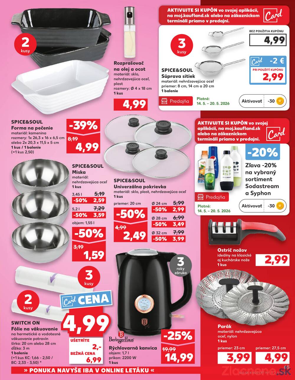 Leták Kaufland - Kaufland 14.5. - 20.5. - Kaufland Dunajská Streda - strana 65