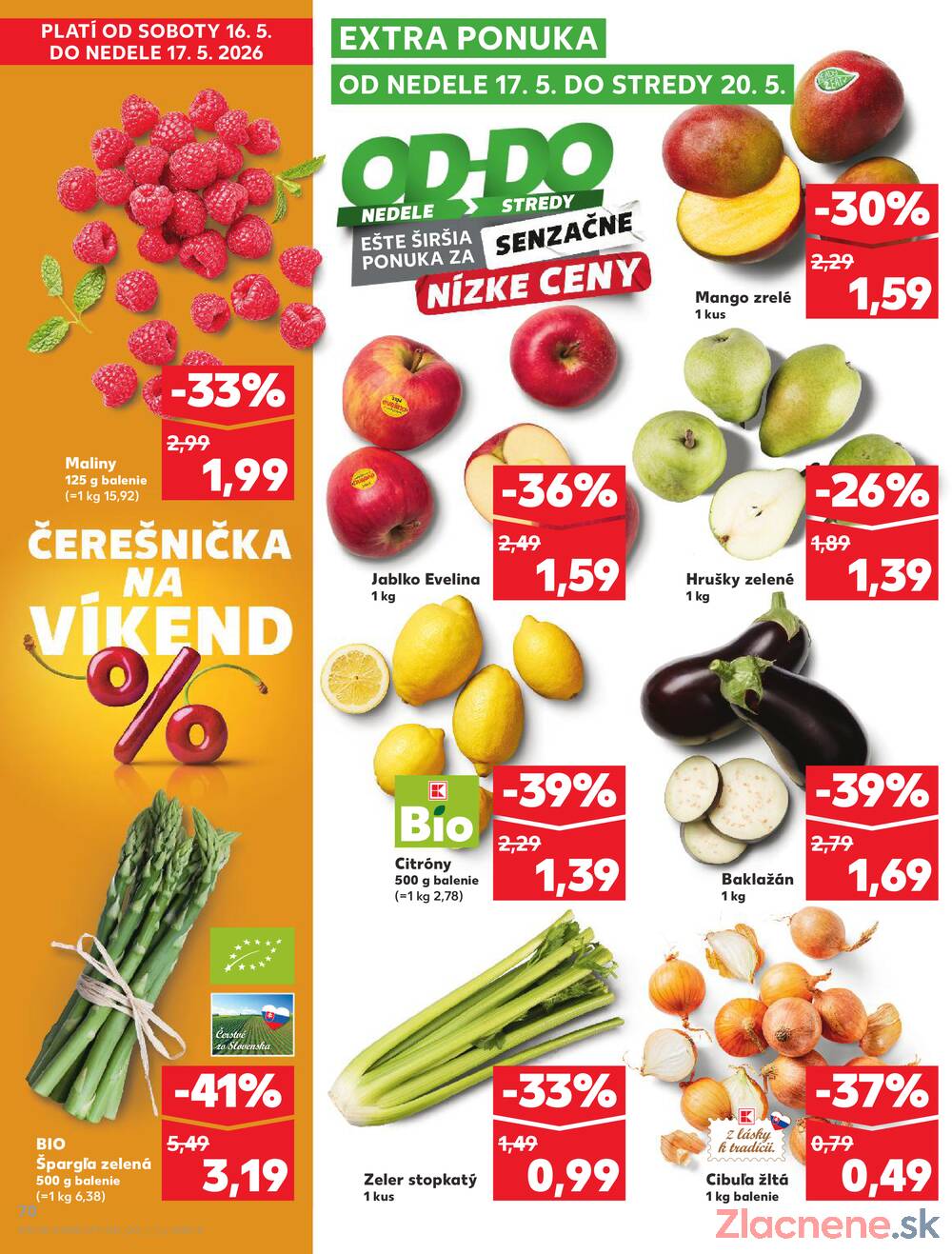 Leták Kaufland - Kaufland 14.5. - 20.5. - Kaufland Dunajská Streda - strana 70 Leták Kaufland - Kaufland 14.5. - 20.5. - Kaufland Dunajská Streda - strana 70