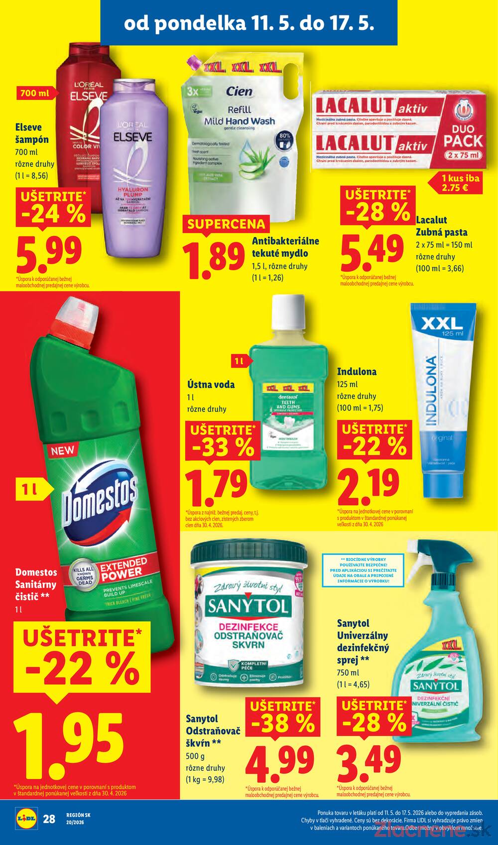 Lidl 11.5. - 17.5.