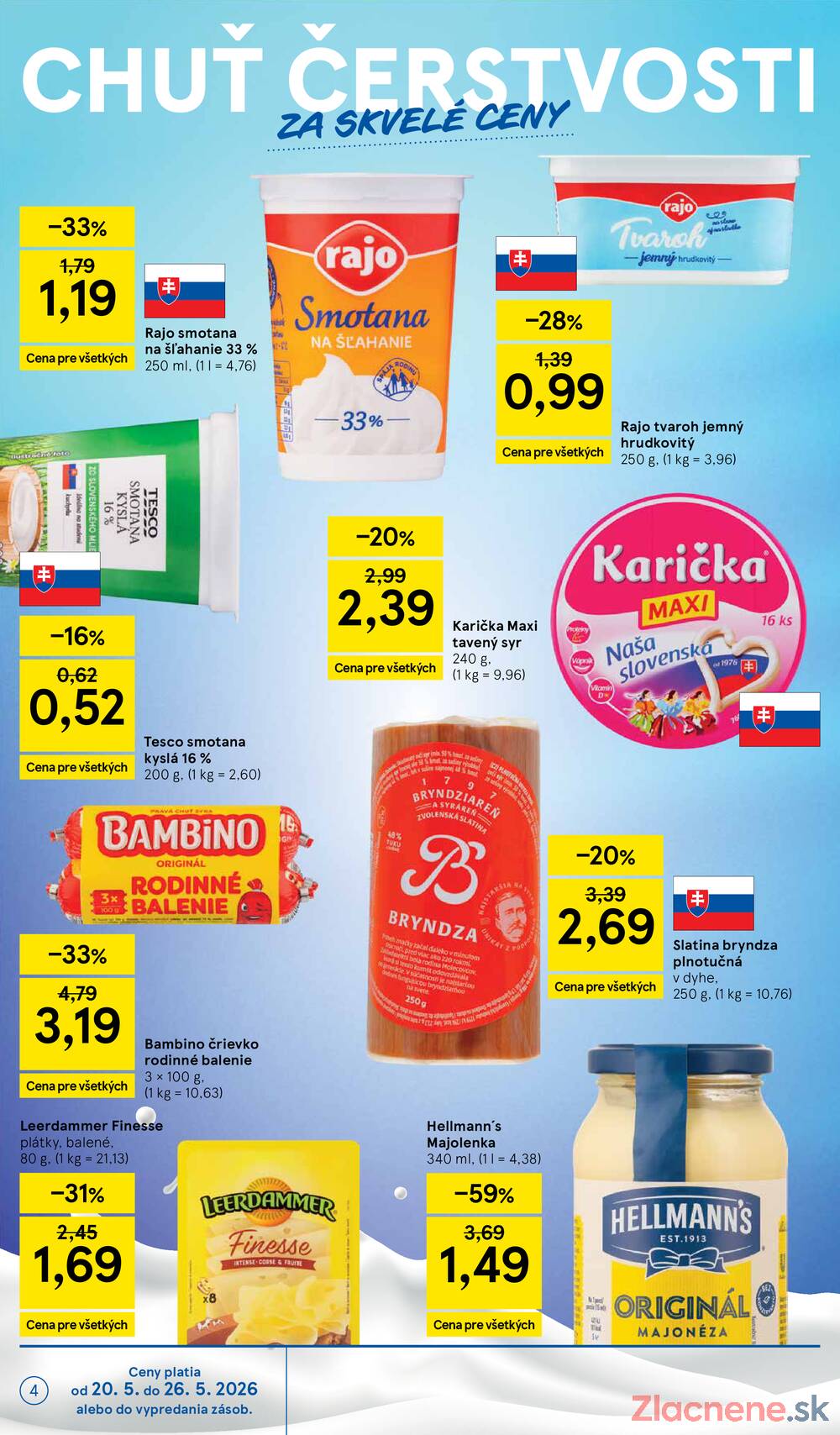 Leták Tesco - Tesco supermarkety od 20.5. do 26.5.2026 - strana 4
