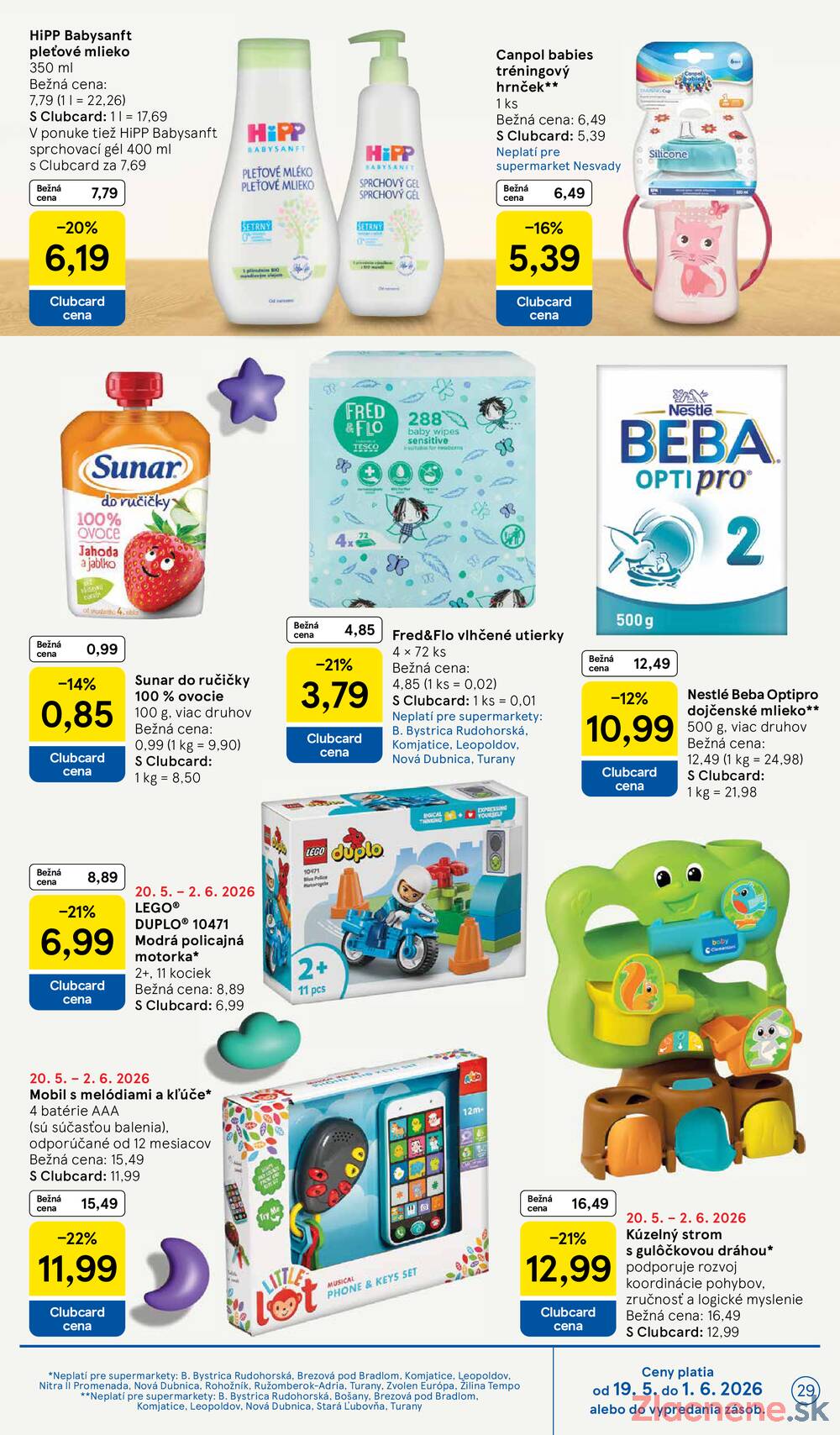 Tesco supermarkety od 20.5. do 26.5.2026