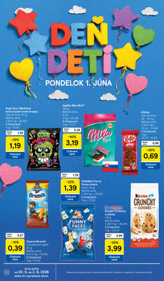 Tesco supermarkety od 20.5. do 26.5.2026