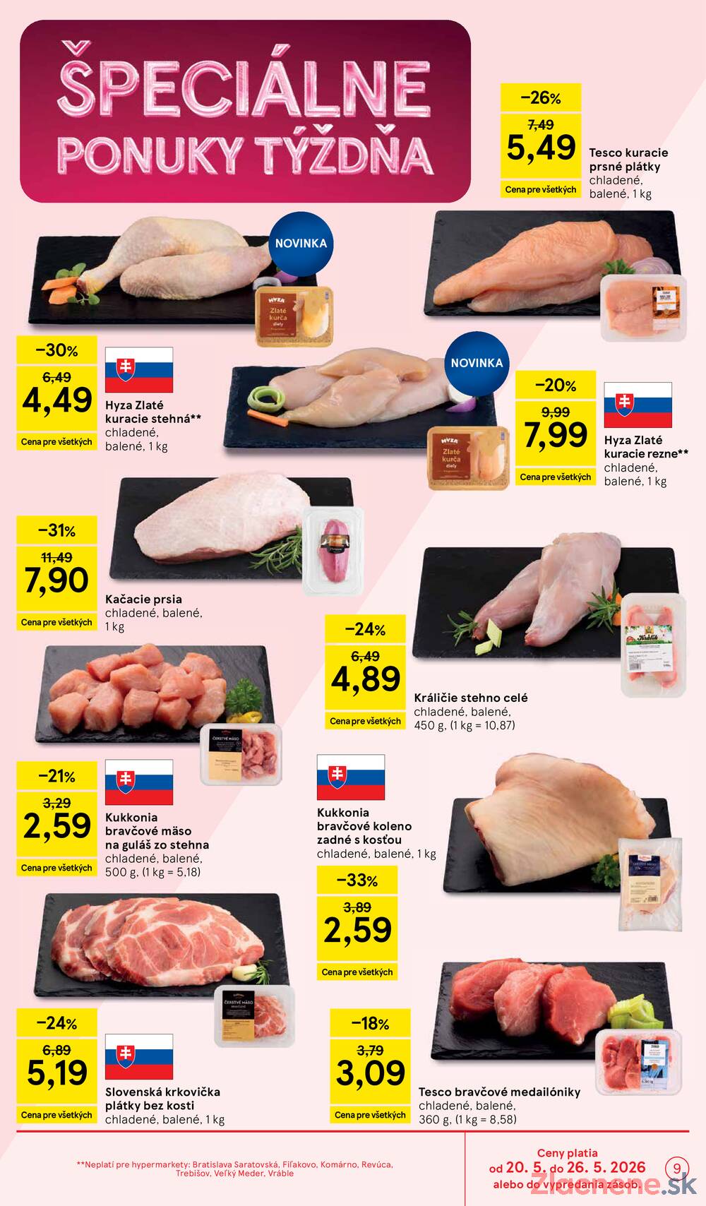 Tesco malé hypermarkety 20.5. - 26.5.