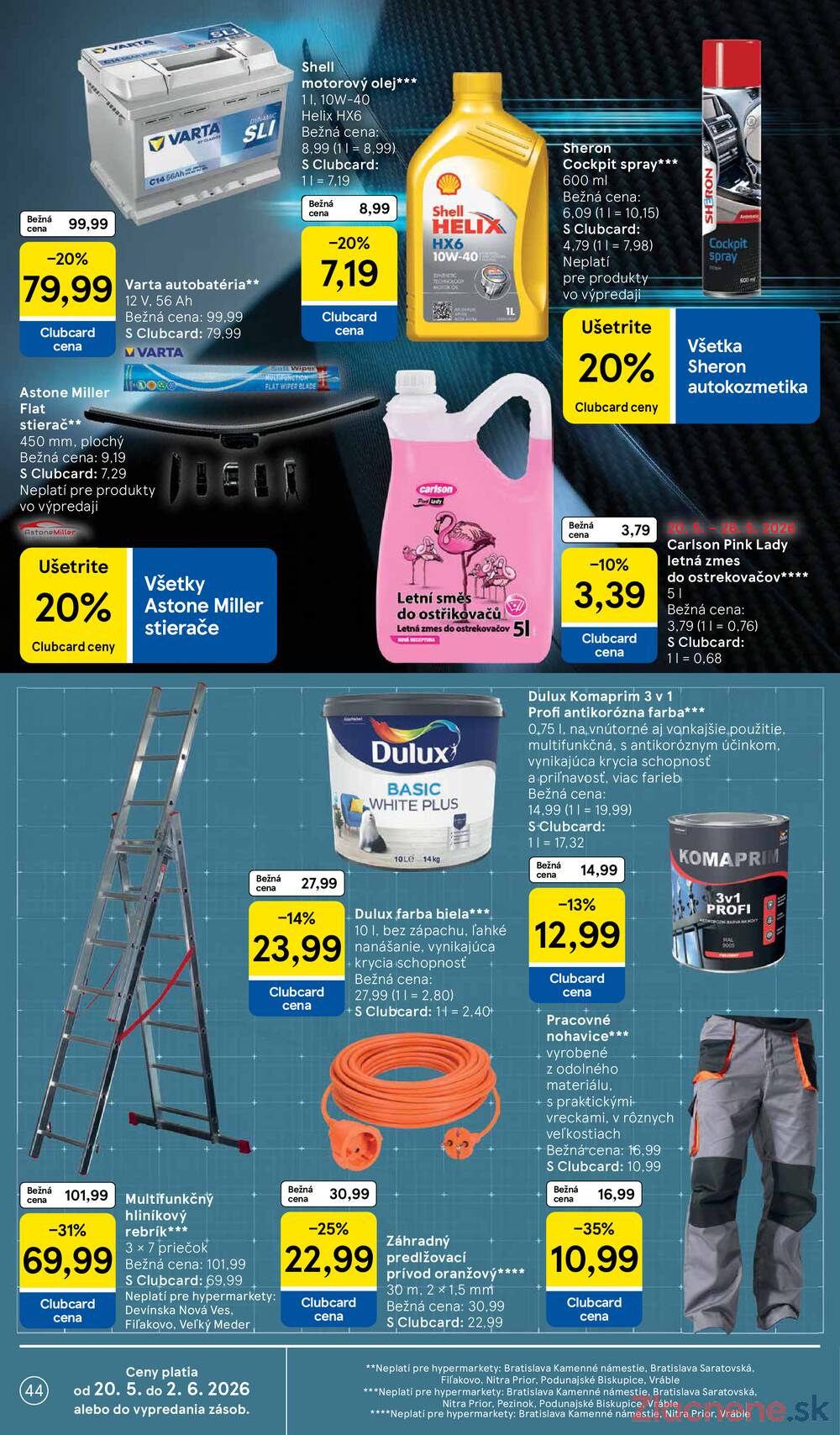 Tesco malé hypermarkety 20.5. - 26.5.