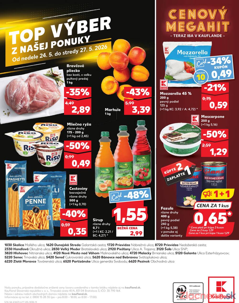 Kaufland 21.5. - 27.5. - Kaufland Veľký Meder