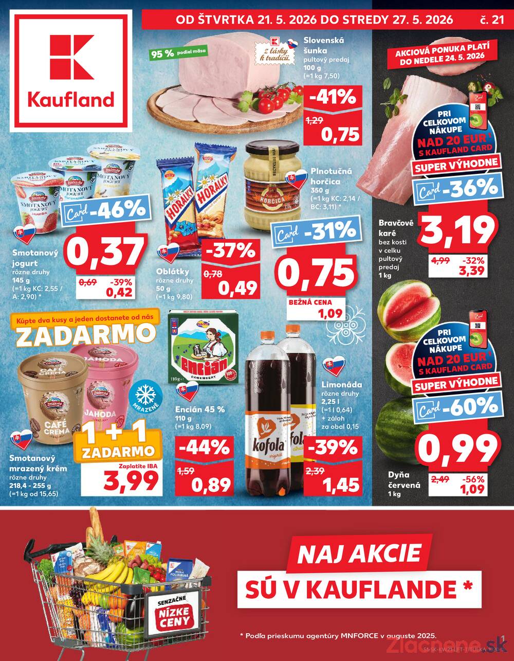 Leták Kaufland - Kaufland 21.5. - 27.5. - Kaufland Považská Bystrica - Lánska - strana 1