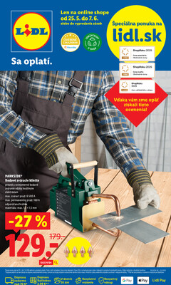 Leták Lidl Online Magazín do 7.6.
