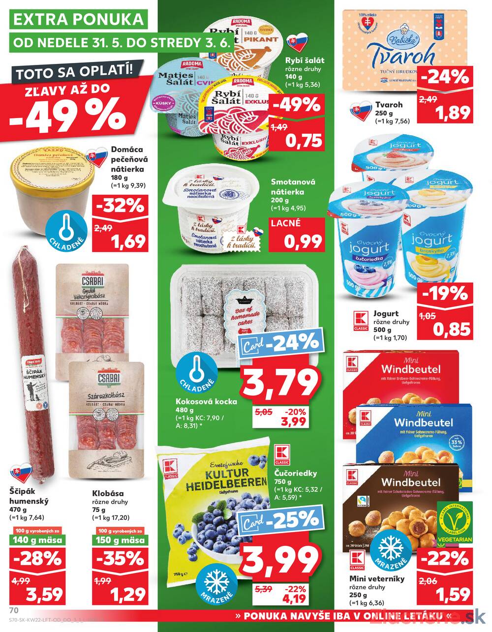 Leták Kaufland - Kaufland 28.5. - 3.6. - Kaufland Rimavská Sobota - strana 70 Leták Kaufland - Kaufland 28.5. - 3.6. - Kaufland Rimavská Sobota - strana 70