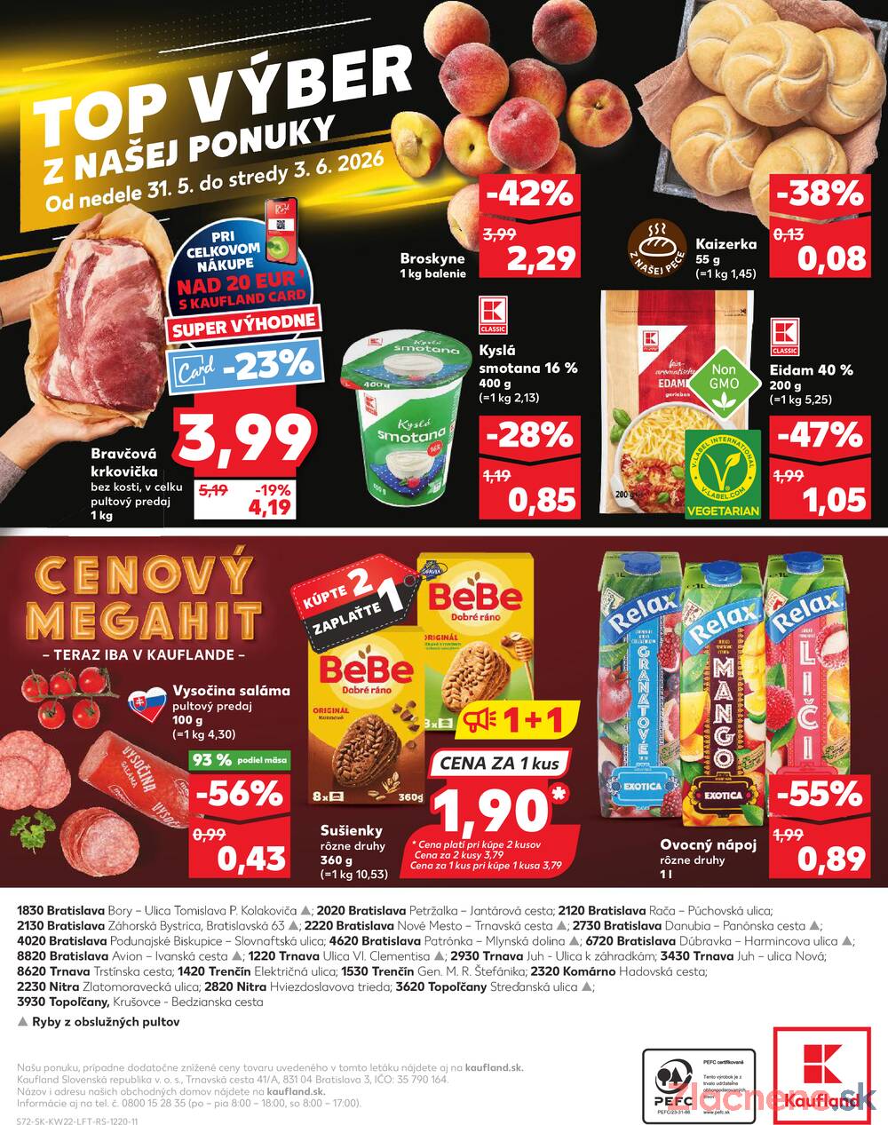Kaufland 28.5. - 3.6. - Kaufland Trnava - Nová ul.