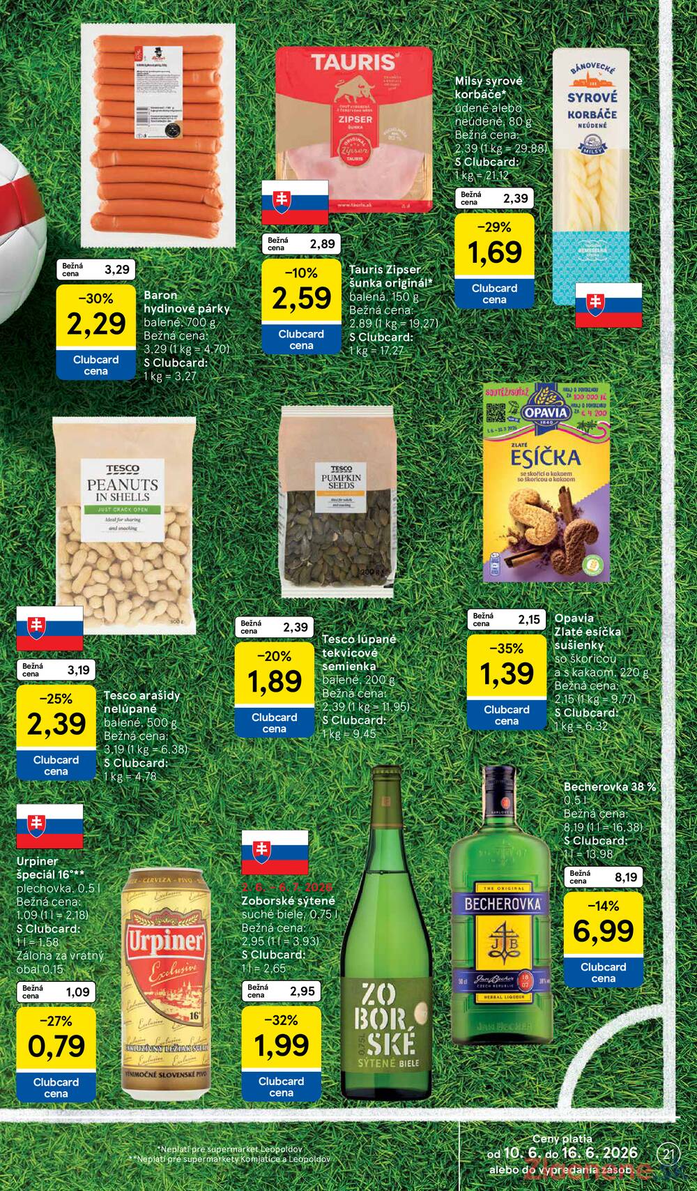 Tesco supermarkety od 10.6. do 16.6.2026
