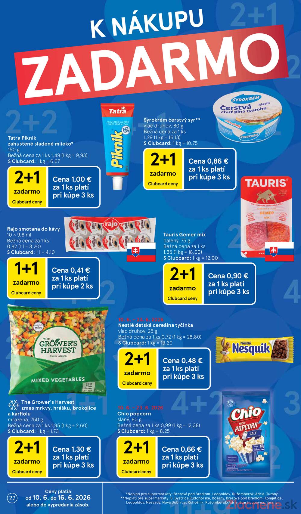 Tesco supermarkety od 10.6. do 16.6.2026