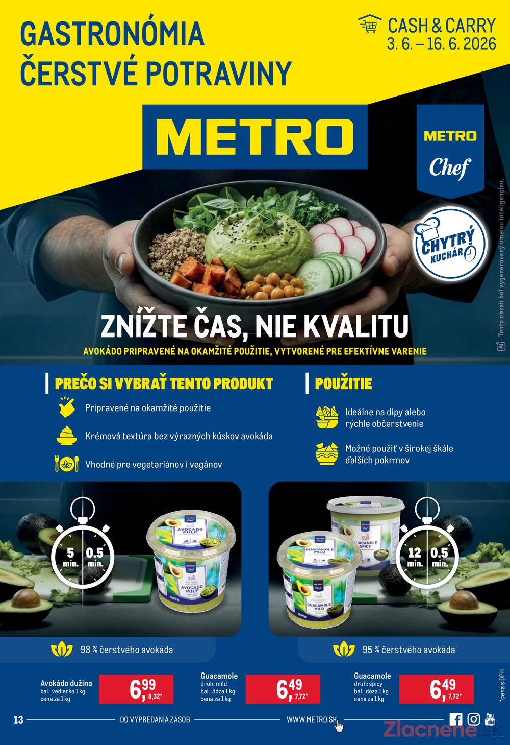Leták METRO - METRO Gastronómia do 16.6. - strana 1