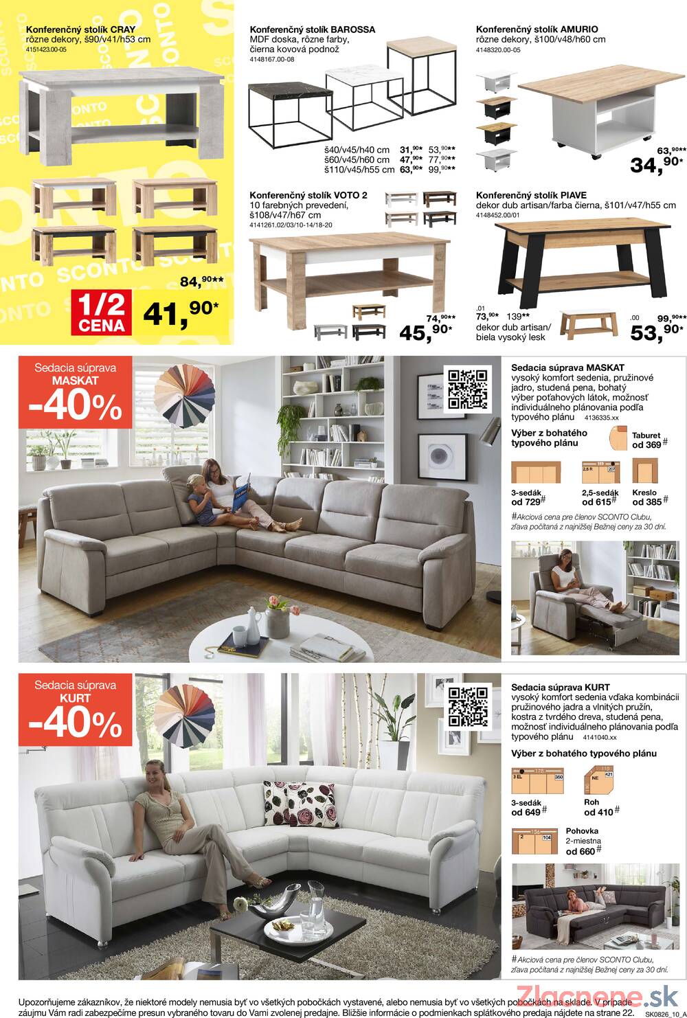 Leták SCONTO nábytok - Sconto nábytok od 17.6. do 14.7.2026 - strana 10 Leták SCONTO nábytok - Sconto nábytok od 17.6. do 14.7.2026 - strana 10