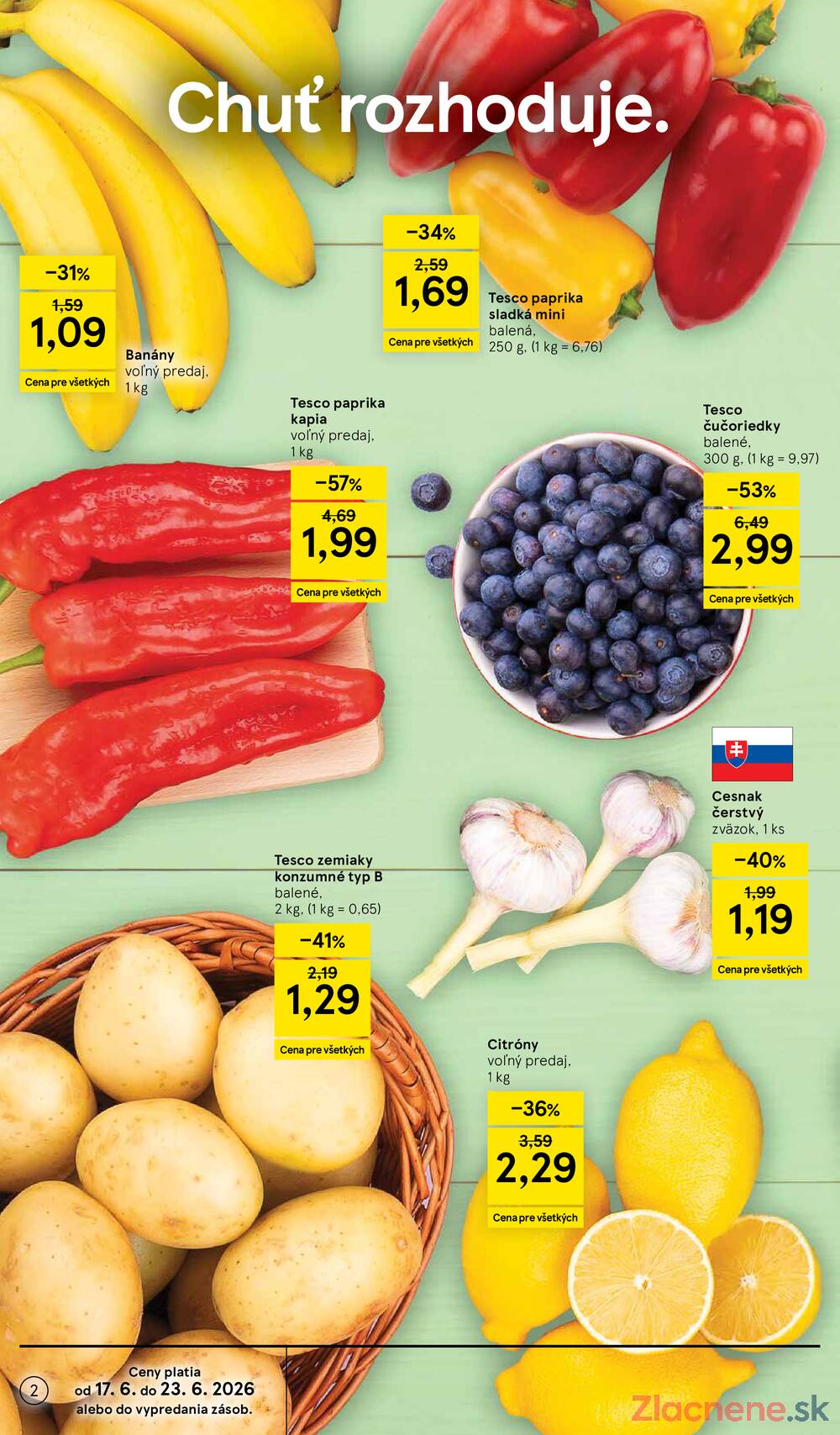 Tesco supermarkety od 17.6. do 23.6.2026