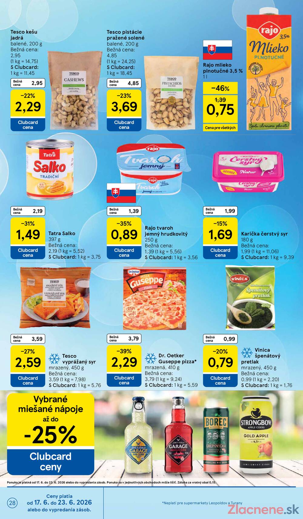 Tesco supermarkety od 17.6. do 23.6.2026