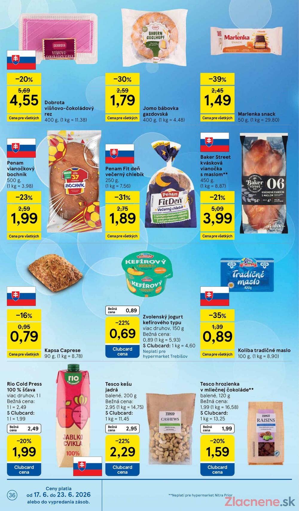 Tesco malé hypermarkety 17.6. - 23.6.