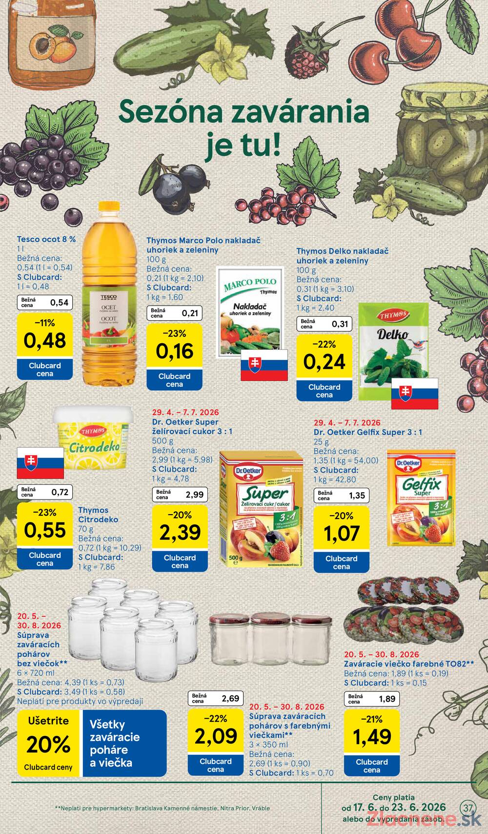 Tesco malé hypermarkety 17.6. - 23.6.