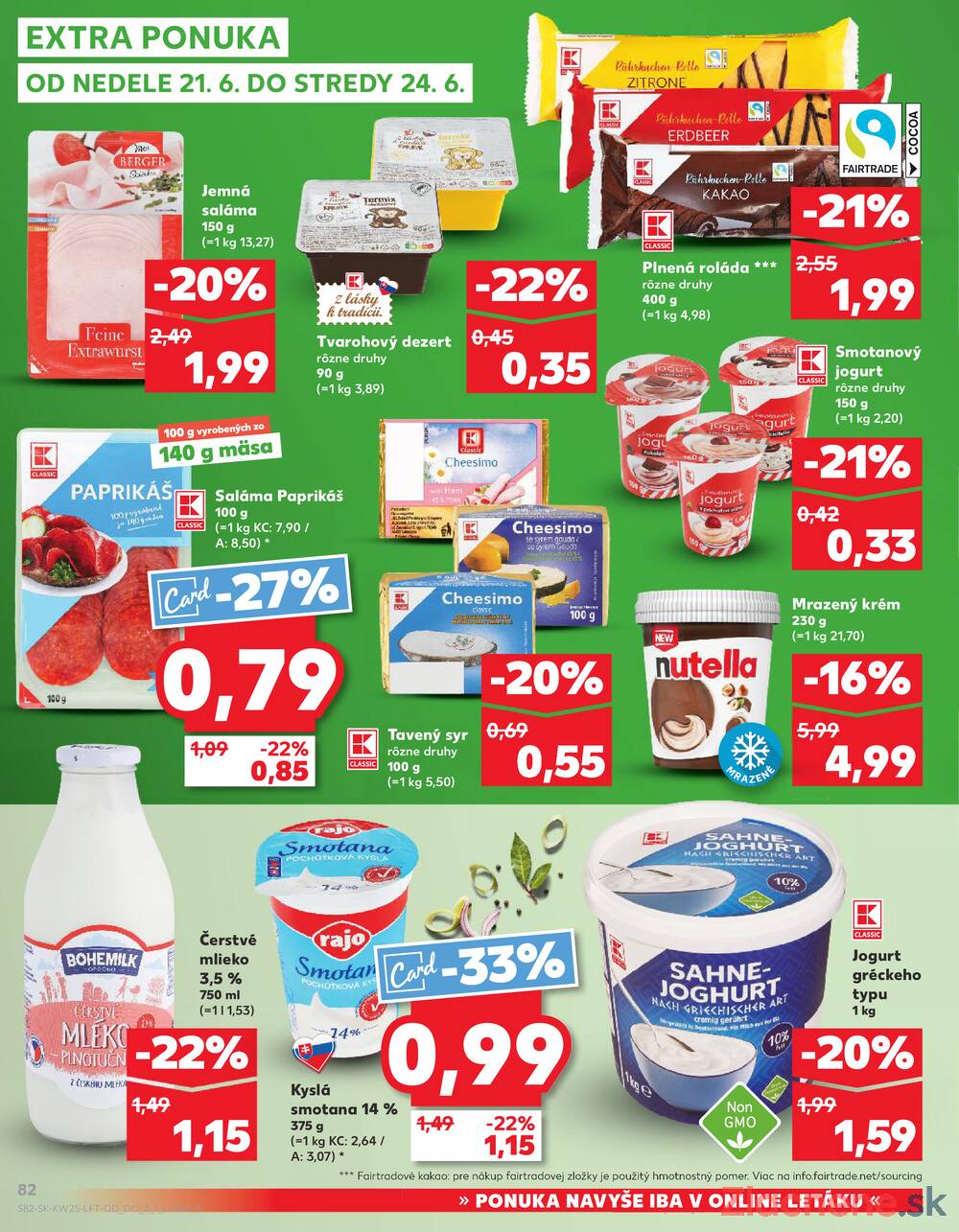 Kaufland 18.6. - 24.6. - Kaufland Bytča
