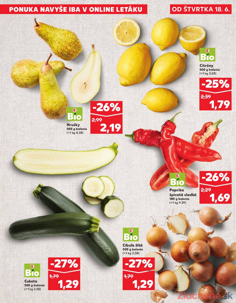 Kaufland 18.6. - 24.6. - Kaufland Prievidza
