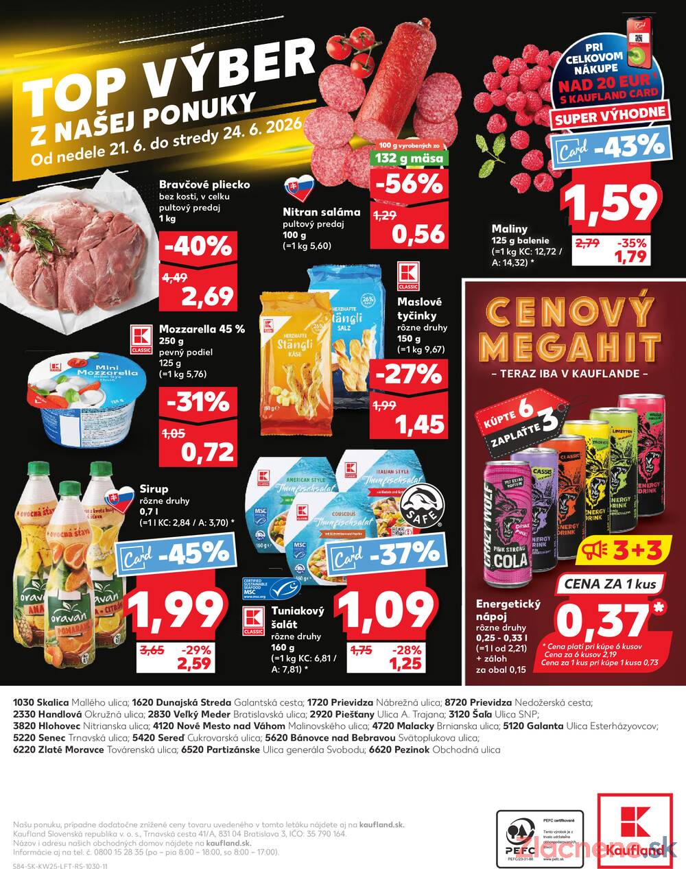 Kaufland 18.6. - 24.6. - Kaufland Hlohovec