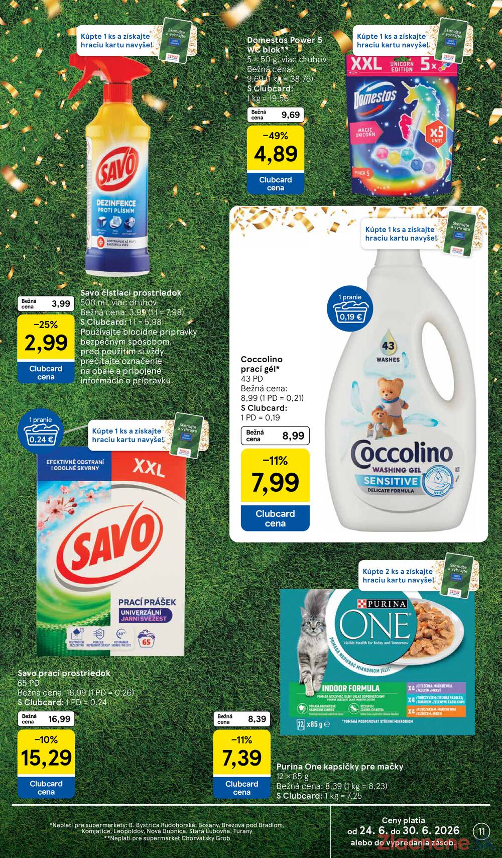 Tesco supermarkety od 24.6. do 30.6.2026
